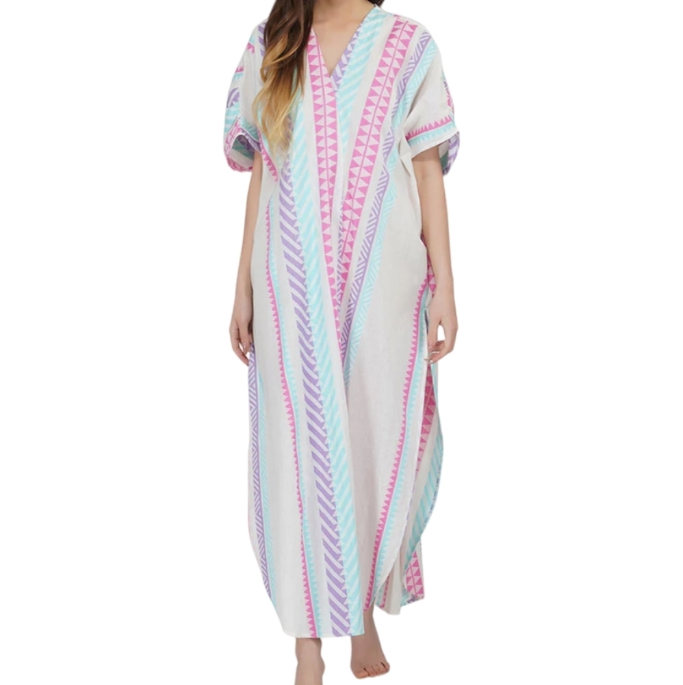 NWT...AZTEC YARN DYED COTTON COVER ... Size Large